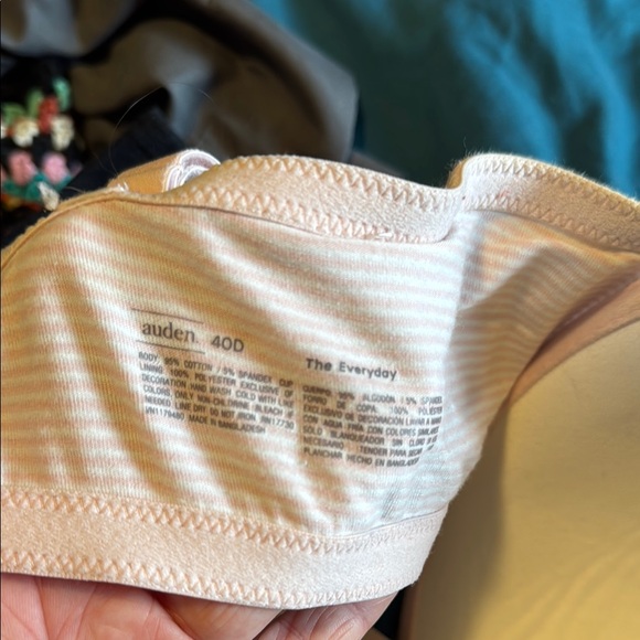 Auden Striped Pink Bra - Picture 2 of 3